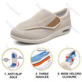 Cuzcare Plus Size Wide Diabetic Shoes For Swollen Feet Width Shoes-NW025