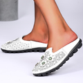 Embrace Chic Comfort with cuzcare Low-Cut Hollow Flower Women's Single Shoes